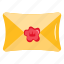 old envelope, letter, message, mail, sealed envelope 