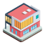urban home, hotel, motel, chalet, bunglow, castle, lodge 