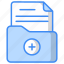 medical, folder, medical folder, file, document, records, information 
