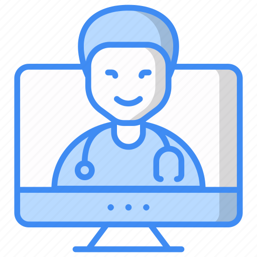 Online, doctor, online doctor, hospital, innovation, medical, technology icon - Download on Iconfinder