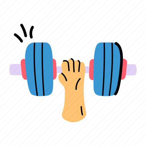 Barbell, dumbbell, barbell exercise, weightlifting, dumbbell exercise icon - Download on Iconfinder