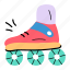roller skate, skate shoe, skate boot, footwear, skating 