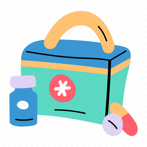 Medical bag, first aid, doctor bag, emergency aid, medical kit icon - Download on Iconfinder