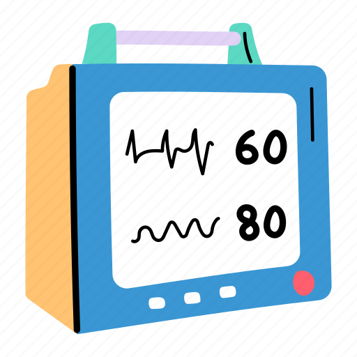 Electrocardiogram, ecg monitor, ecg machine, ekg, cardiogram icon - Download on Iconfinder