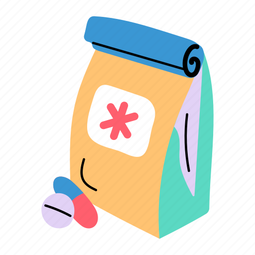 Medicines bag, medicine pouch, pills, drugs, pharmaceuticals icon - Download on Iconfinder