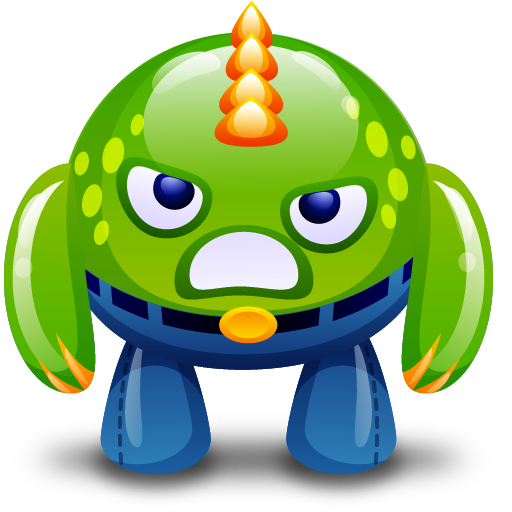Angry, green, monster icon - Free download on Iconfinder
