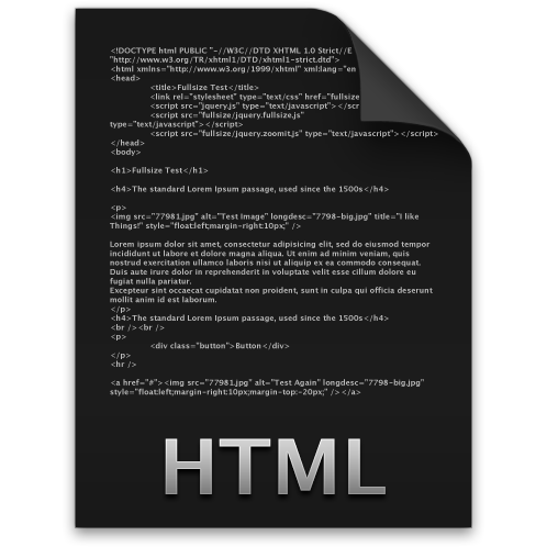 Html icon - Free download on Iconfinder