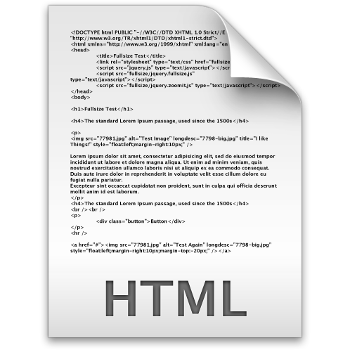 Html icon - Free download on Iconfinder