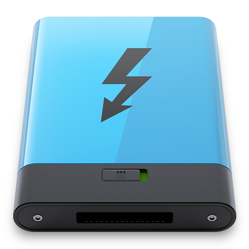 Blue, thunderbolt, b icon - Free download on Iconfinder