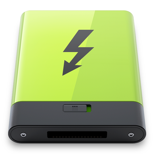 Green, thunderbolt icon - Free download on Iconfinder