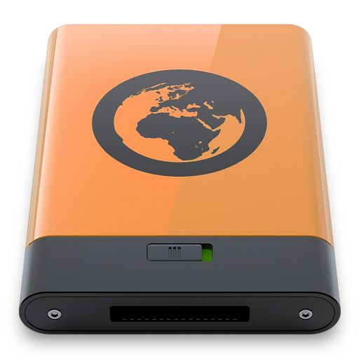 Orange, server, b icon - Free download on Iconfinder
