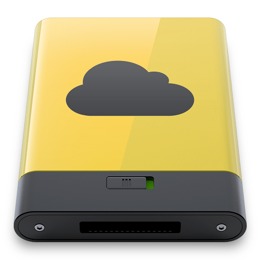 Yellow, idisk icon - Free download on Iconfinder
