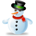 christmas, snowman, winter