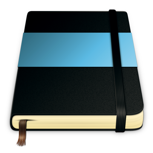 Blue, moleskine icon - Free download on Iconfinder
