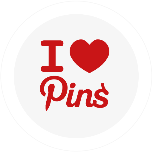 Pinterest, round, ilovepins icon - Free download