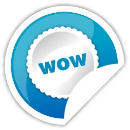 Blue, wow icon - Free download on Iconfinder