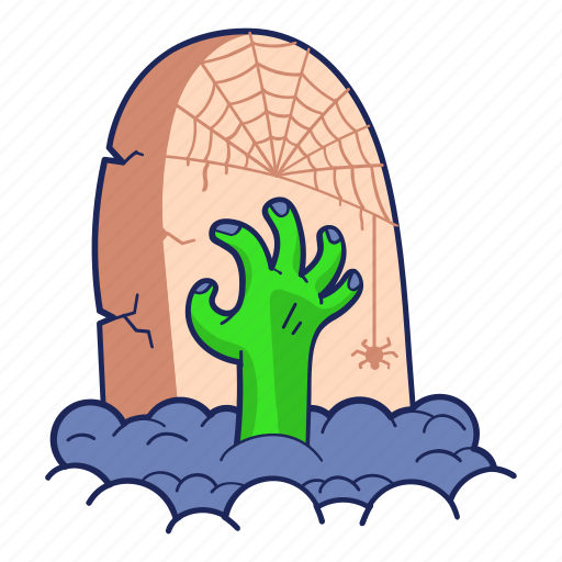Cemetery, grave, graveyard, tombstone, zombie icon - Download on Iconfinder