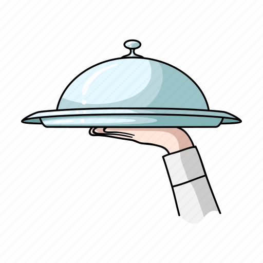 Cap, cover, dish, restaurant, service, tray icon - Download on Iconfinder