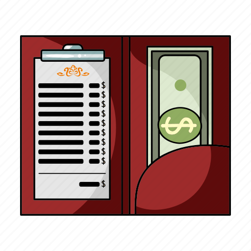 Bill, cash, check, money, payment, restaurant icon - Download on Iconfinder