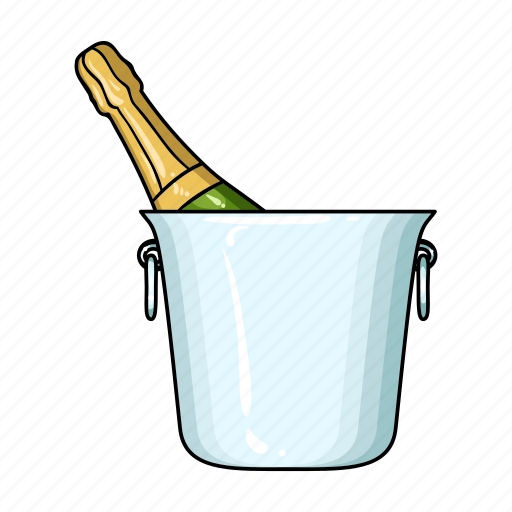 Alcohol, bucket, champagne, drink, ice, restaurant, wine icon - Download on Iconfinder