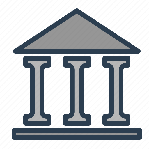 Bank, business building, institution, legal icon - Download on Iconfinder
