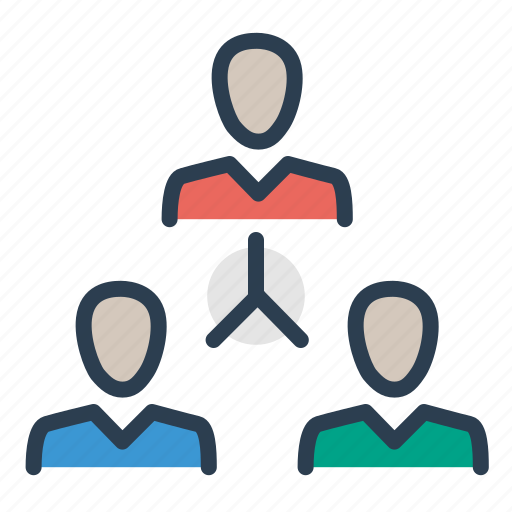 Hierarchy, leader, management, team building icon - Download on Iconfinder