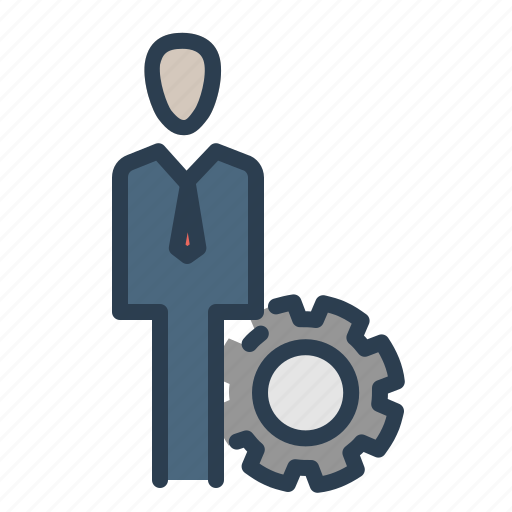 Businessman, settings, specialist, work icon - Download on Iconfinder