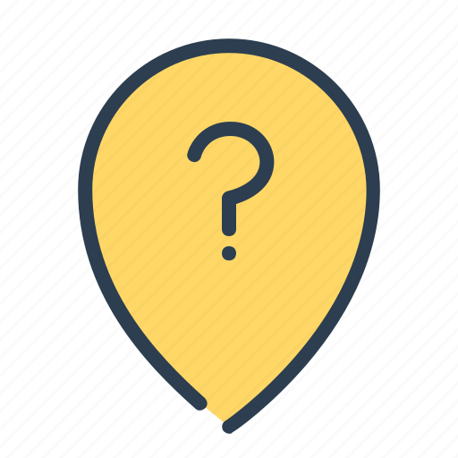 Info center, location, pin, question icon - Download on Iconfinder