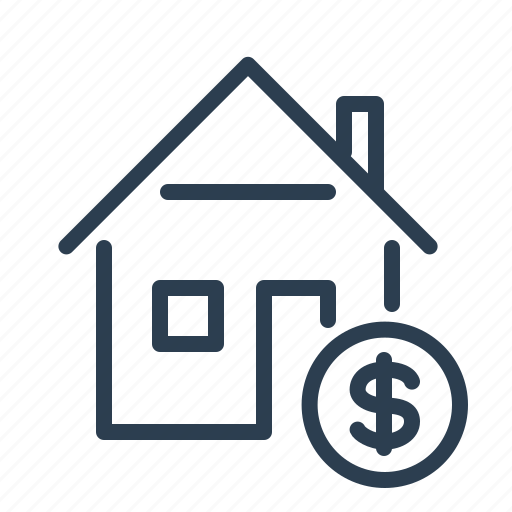 Building, dollar, home loan, house, price, property, real estate icon - Download on Iconfinder