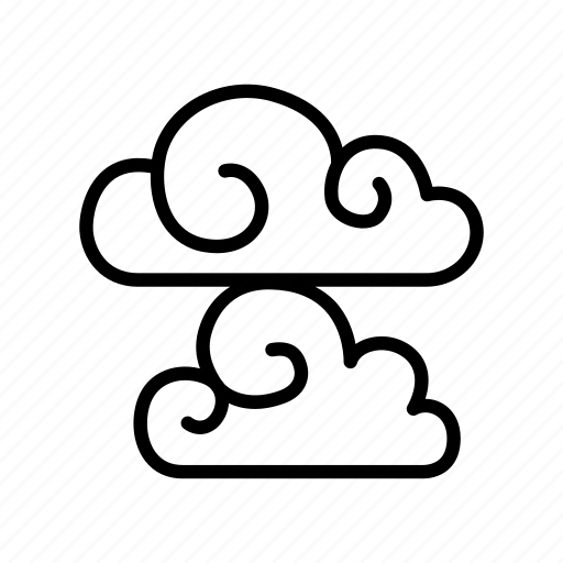 Cloud, sky, blow, environment, white icon - Download on Iconfinder