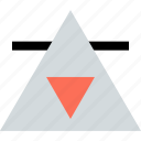 arrow, creative, triangle 