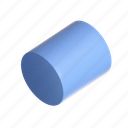 cylinder, shape, geometric, 3d, tube, rubber, design