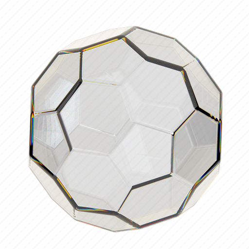 Abstract, polygon, clear, transparent, glass, 3d, ball icon - Download on Iconfinder
