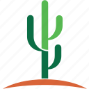 cactus, desert, green, logo