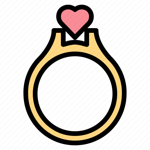 Diamond, heart, jewelry, ring icon - Download on Iconfinder