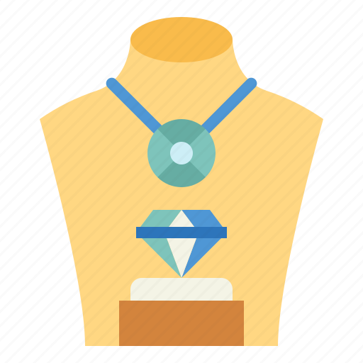 Diamond, jewelry, luxury, necklace icon - Download on Iconfinder