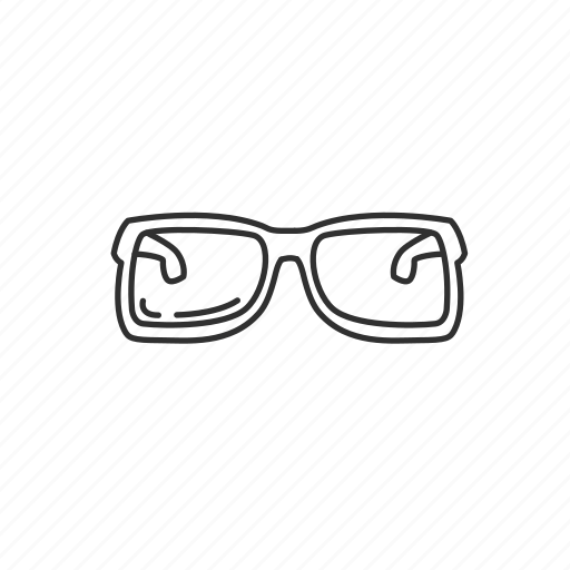 Eyeglasses, eyewear, four eyes, frames, glasses, reading glasses, specs icon - Download on Iconfinder