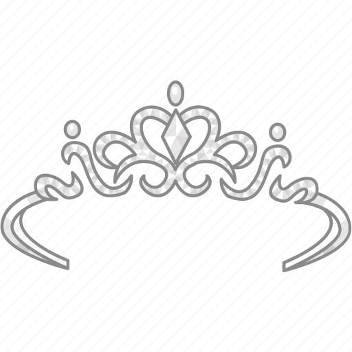 Crown, diadem, gala, princess, queen, tiara icon - Download on Iconfinder