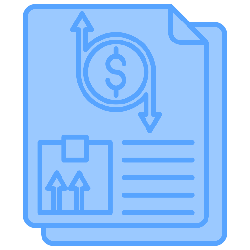 Accounting, blue, costs, file, finance, calculation, document icon - Download on Iconfinder