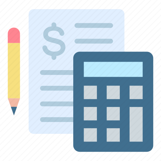 Accounting, math, calculation, pencil icon - Download on Iconfinder