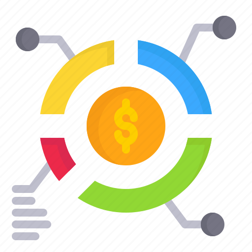 Asset, management, money, investment, business and finance, pie chart icon - Download on Iconfinder