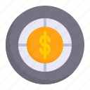 target, shooting, circular, coin, money, business and finance