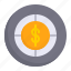 target, shooting, circular, coin, money, business and finance 