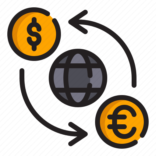 Exchange, currency, money, euro, commerce, coins, business and finance icon - Download on Iconfinder