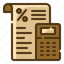 calculator, tax, bill, payment, bills, dolar, discount, business and finance