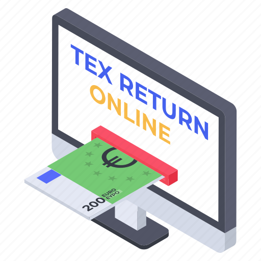 E tax, online tax, online tax payment, pay tax, tax return icon - Download on Iconfinder