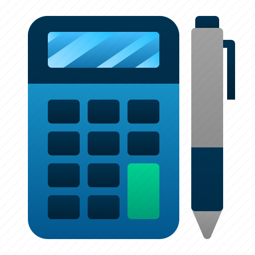 Accounting, business, calculator, finance, office, pen icon - Download on Iconfinder