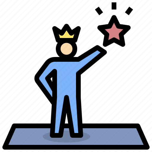 Success, winner, reward, achievement, king, superstar icon - Download on Iconfinder