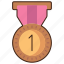 gold, medal 