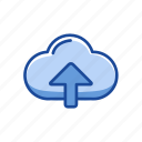 arrow, cloud, upload, upload file